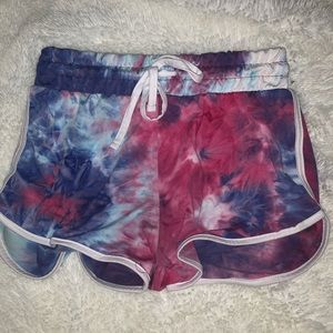 Tie-dye shorts